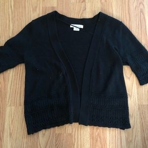 Medium Liz Claiborne black cardigan
